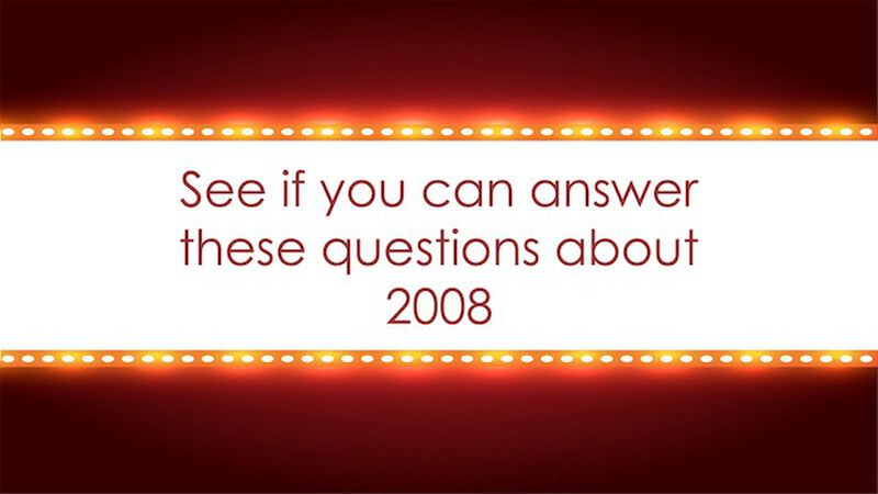 The Year Was 2008
